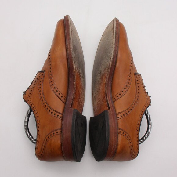 Allen Edmonds Madison Park Mens Size 9.5 D Brown Leather Wingtip Oxford Shoes main image 12